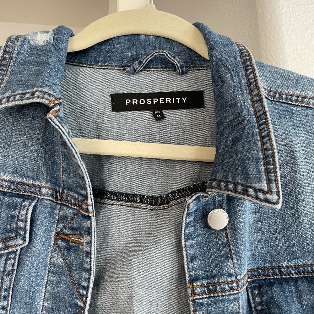 Cropped demin jacket